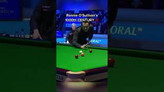 Ronnie O Sullivans 1000 century [upl. by Esinyl]