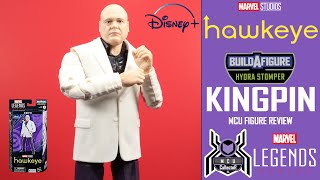 Marvel Legends KINGPIN Wilson Fisk Netflix Hawkeye Disney Hydra Stomper BAF MCU Figure Review [upl. by Januisz617]