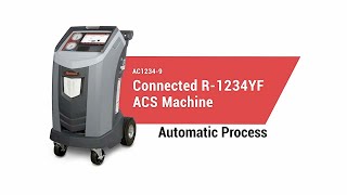 R1234yf automatic recovery vacuum leak test and charge system using the AC12349 machine [upl. by Laertnom]