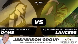 EC Immanuel Luth vs Columbus Cath  2024 WIAA D5 Girls Volleyball State Championship  AUDIO ONLY [upl. by Sokil]