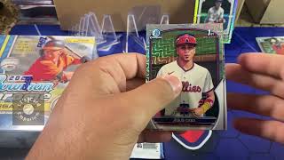 2023 Bowman Chrome Mega Box Auto Plus Case Hit [upl. by Ahcorb]