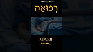 Healing 8th Amidah Blessing רְפוּאָה [upl. by Oigroig426]