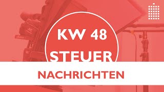 Steuernachrichten  Update 482018  Kostenlos amp schnell informiert [upl. by Gayn]