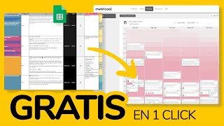 Crea un Plan de Contenidos para Redes Sociales en Tiempo Récord ⏱️  PLANTILLA [upl. by Yrannav]