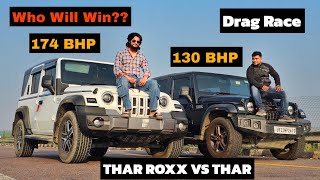 THAR ROXX VS THAR 4×4  DRAG RACE [upl. by Richter]