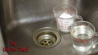 Quick Tips Cleaning Kitchen Drains  One Pot Chef [upl. by Adiaros]