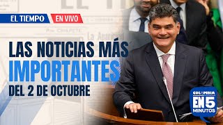 Colombia en 5 Gregorio Eljach es el nuevo Procurador General de la Nación [upl. by Alfy]