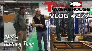 G Loomis Factory Tour w Jared Lintner Part 1  Rod Blanks  TW VLOG 277 [upl. by Nortyad343]