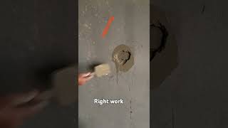 How to make right plaster repair trick construction [upl. by Aredna]