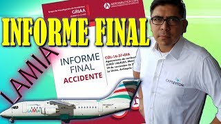 CHAPECOENSE  LAMIA INFORME FINAL ESTO ES LO ÚLTIMO 107 [upl. by Nnarefinnej]