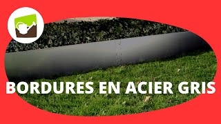 Comment poser des bordures de jardin en acier galvanisé [upl. by Treiber]