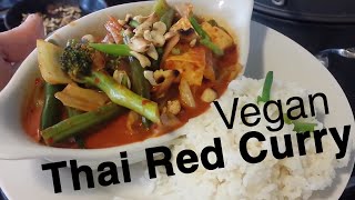 Vegan Thai Red Curry Recipe Oil Free  Le Tour de Plants [upl. by Acirem]