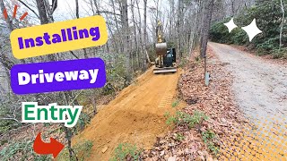 BUILDING a Road in the WOODS Part 1 of 9 [upl. by Artus]