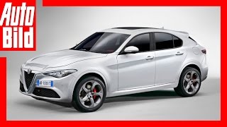 AUTO BILD Zukunftsvision Alfa Romeo Kamal  2018  Italienischer X5 Gegner  Review [upl. by Joeann]