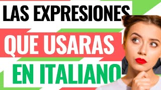 ✅ las EXPRESIONES ITALIANAS mas USADAS [upl. by Nilek]