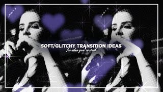 soft  glitchy editing transition ideas  after effects [upl. by Danyette873]