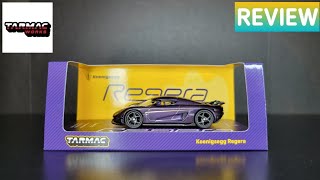 Tarmac Works Hong Kong Toycar Salon 2024 Koenigsegg Regera  Full Purple Carbon  REVIEW [upl. by Gyimah]