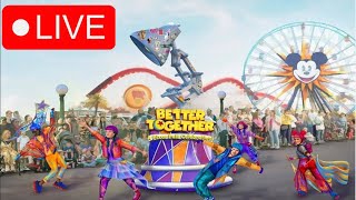 🔴LIVE Better Together Pixar Parade at Disney California Adventure [upl. by Delorenzo228]