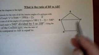 How To Construct a Pentagon [upl. by Madella]