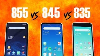 Snapdragon 855 vs 845 vs 835 [upl. by Weidar]