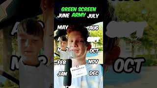 Everyone green screen your bday month [upl. by Eiramyma245]