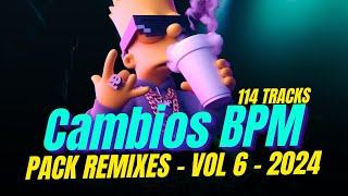 114 Remixes Cambios de Generos Reggaeton a Merengue Bachata Salsa  Vol 6  2024 [upl. by Mirabel]