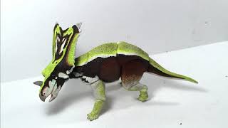 Beasts of the Mesozoic Ceratopsian Series Chasmosaurus action figure preview [upl. by Goldwin]