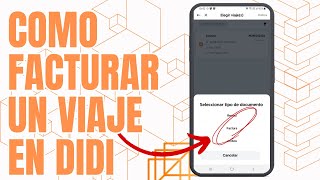 Como facturar un viaje en DIDI 2024 [upl. by Arretal987]