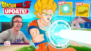 Nick Eh 30 reacts to Dragon Ball Z in Fortnite [upl. by Aicatsue726]