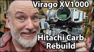 XV1000 Hitachi HSC40 Carburettor Rebuild [upl. by Ylebmik668]