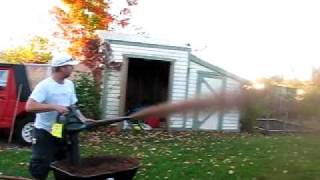 Peat Moss Leaf Blower Part 3 [upl. by Ahsemo]