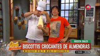 Receta dulce biscottis crocante de almendras [upl. by Clovah]