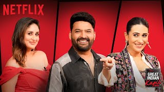 Iconic duo  Karishma Kapoor Kareena Kapoor Khan  The Great Indian Kapil Show  Netflix [upl. by Bohner]