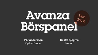 Avanza Börspanel  december 2014 [upl. by Musette]