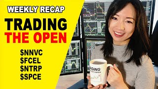 Mid Caps amp Penny Stock Trading NNVC FCEL SPCE TRIL Trading Recap [upl. by Hayse767]