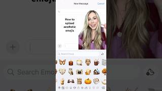 How to create custom aesthetic emojis with IOS18 🤭I dropped some images I used on my Threads ☁️✨🫶 [upl. by Hester]
