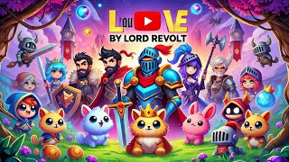 Merge fellas playing 05 live streaming gameplay giga mode lord revolt 🎮🐶 [upl. by Eldin711]