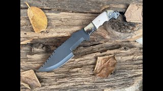 Best tracker knife  Tracker knife for bushcraft  Custom tracker knife  knifestuffwedo [upl. by Meyeroff112]