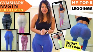 Unbelievable 5 Biggest Leggings Brand Put to the Squat Test  You wont Believe the Results Indian [upl. by Merari]