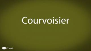 How to pronounce Courvoisier [upl. by Inhoj]