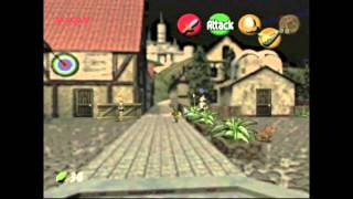 Ocarina of Time Part 3 Castle town is but a sidestep away [upl. by Parshall107]