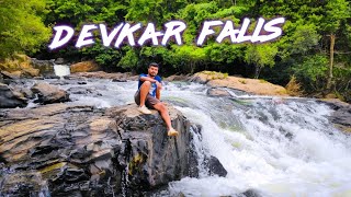 Devkar Falls Kanur Yellapur 2021kannada vlogDharwadYellapurBike ride ns200himalayani20 [upl. by Zoes]