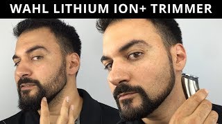 Beard Trimming  Wahl Lithium Ion Plus Trimmer  Model 9818 [upl. by Russia]