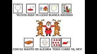 BLANCA NAVIDAD con pictogramas [upl. by Aseen]