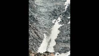 Rock collapse Gouter Mont Blanc Grand Couloir Rockfall 31072024 [upl. by Partridge]