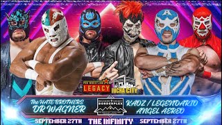 The Infinity Dr Wagner Jr amp Hate Bros vs Kaoz Legendario Jr amp Angel Aereo [upl. by Iline535]