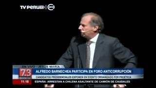 Barnechea “Corrupción es igual a Monopolio más discrecionalidad menos Independencia” [upl. by Persons]