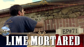 DIY Lime Mortaring Ancient Building Restoration  Our French Renovation The Good Life [upl. by Froma]