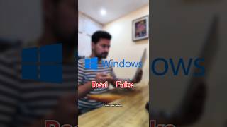 Real and Fake Windows vlog shorts ytshorts pc pcs tech windows tips tricks gaming yt [upl. by Tiana]