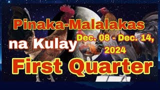 Malalakas na Kulay ng Balahibo sa Panahon ng First QuarterTop 8 Strongest every First Quarter [upl. by Korenblat]